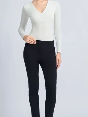 New W Tag Sandy & Sid Basics Black Viscose Pant 4